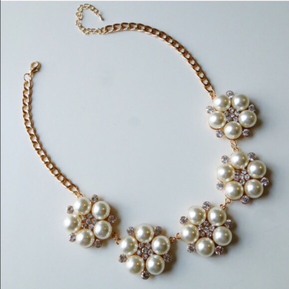 Pearl Flower Necklace